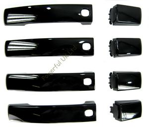 Range Rover Sport 2010 Gloss Black door handle replacement "skins" ( button in handle type ) Preview